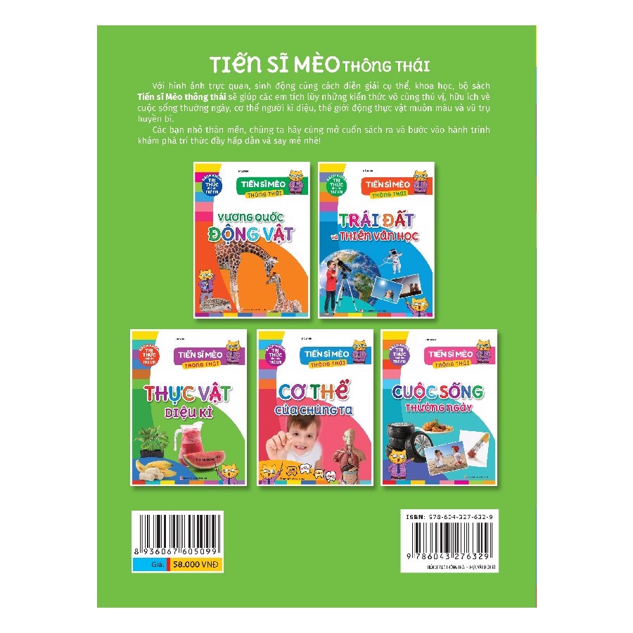 Sách: Tiến Sĩ Mèo Thông Thái - Thực Vật Diệu Kì - Bách Khoa Tri Thức Dành Cho Trẻ Em