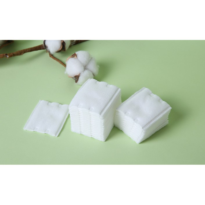Bông tẩy trang 222 miếng cotton làm sạch da mặt bông mềm mịn Olin House