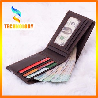 Ví nam da thật thời trang cao cấp - tặng kèm hộp bóp nam letther - shopcongnghe1088 | lea