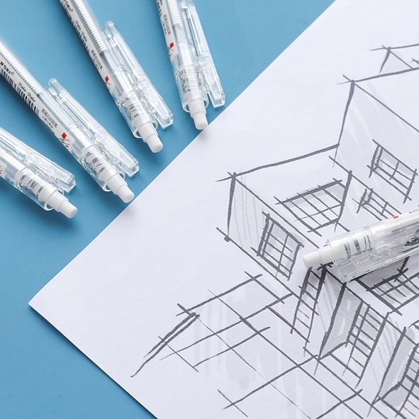 Bút Chì Bấm Ngòi 0.5mm 0.7mm Trong Suốt Thiết Kế Sáng Tạo