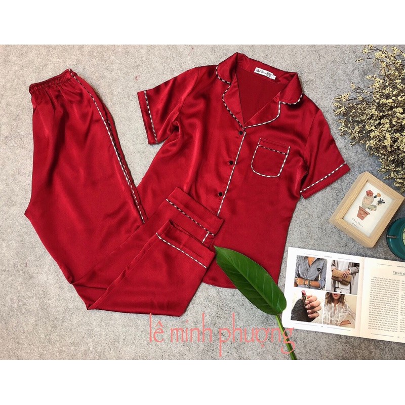 pyjama chanel cao cấp , bộ ngủ cao cấp đủ size từ xs đến 4xl ,bộ ngủ lụa hàn cao cấp , pyjama cao cấp