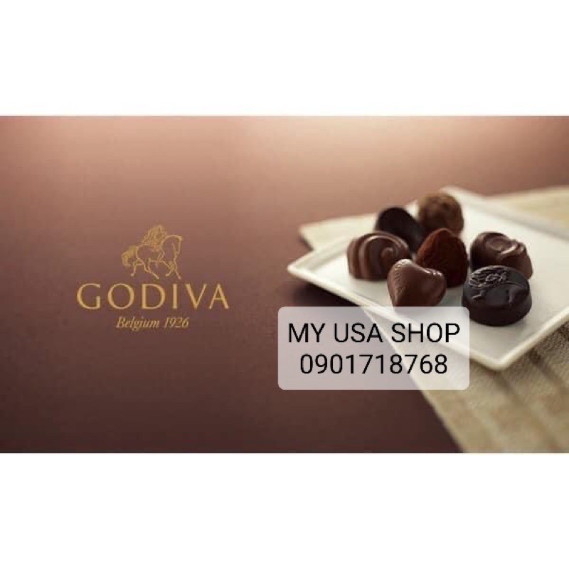 Socola đen ❤️ Socola GODIVA BELGIUM 1926 MASTERPIECES huyền thoại của Bỉ