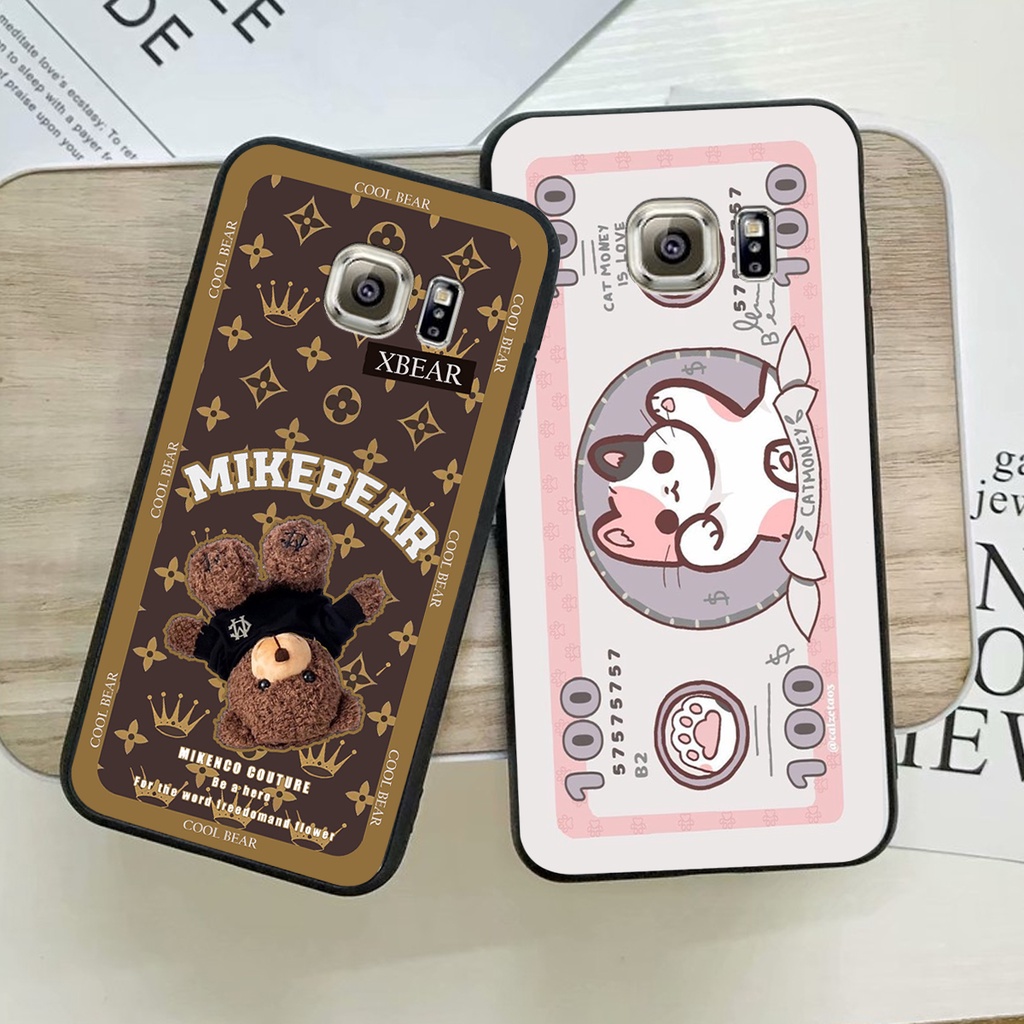 Ốp lưng Samsung Galaxy S6 / S6 EDGE in hình cao cấp mẫu kẻ caro,mikenbe@r siêu hot