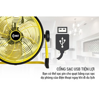 Quạt Sạc Comet CRF1112