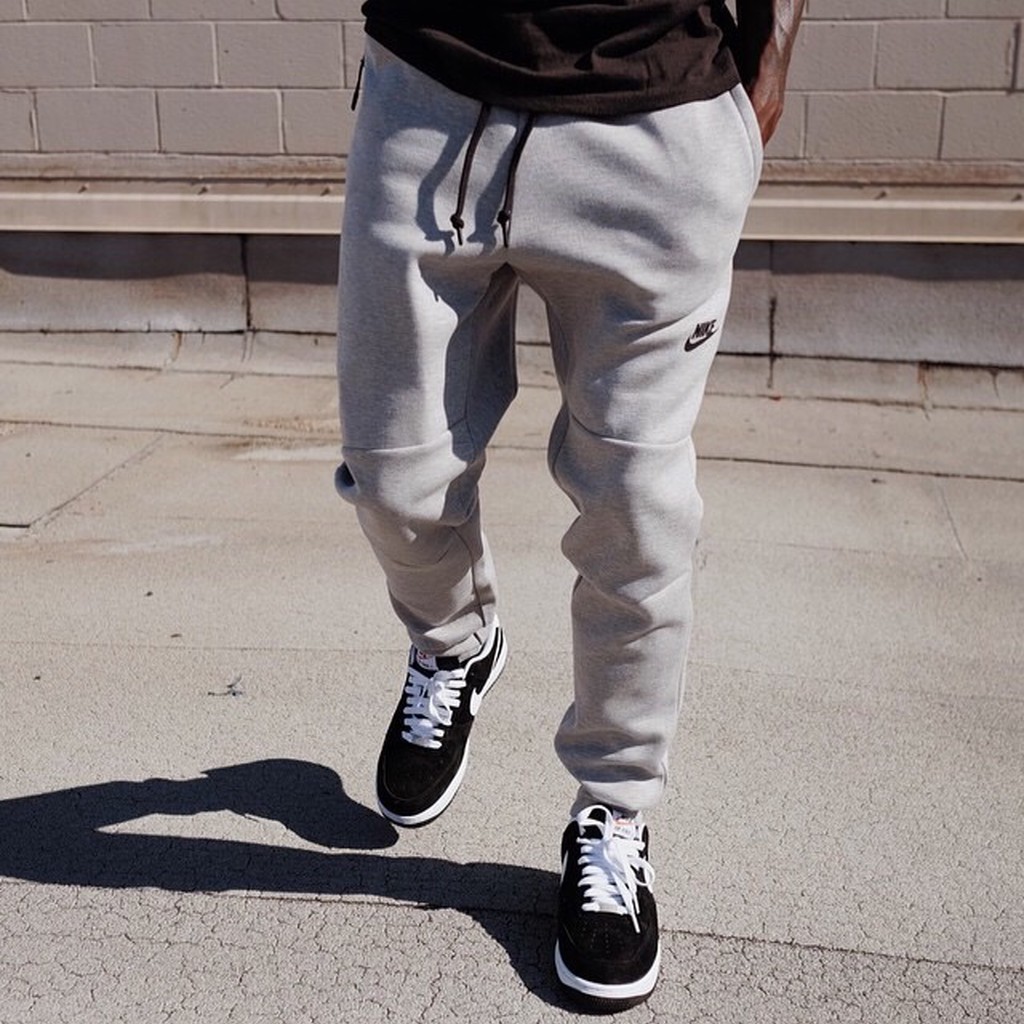 [HÀNG_CHÍNH_HÃNG] QUẦN DÀI NIKE TECH FLEECE JOGGERS - XÁM | BigBuy360 - bigbuy360.vn