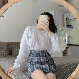 SET ÁO THUN CHÂN VÁY CARO (KÈM VIDEO HÌNH THẬT)