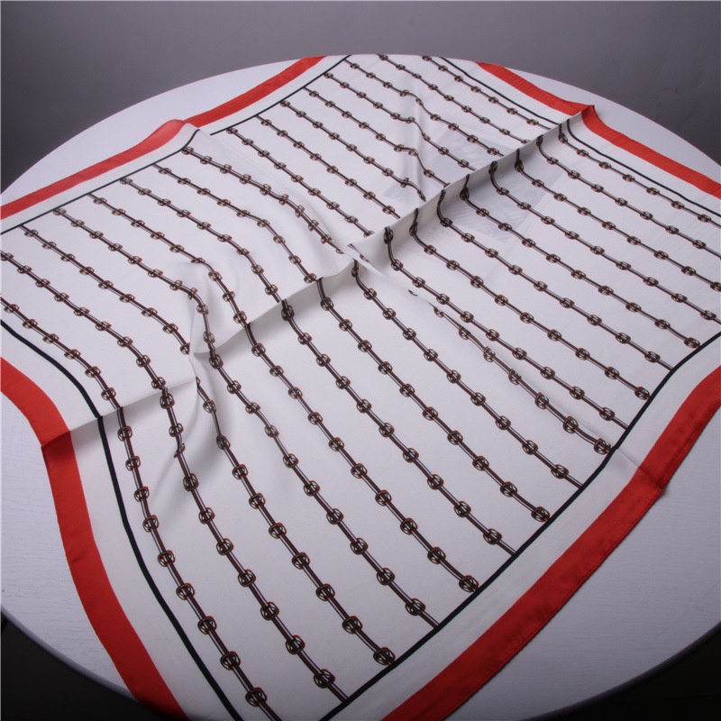 khăn lụa vuông HOẠT TIẾT CAM XÍCH cao cấp 70x70cm-V2CCX Khăn bandana lụa ThyThy băng đô,cột túi