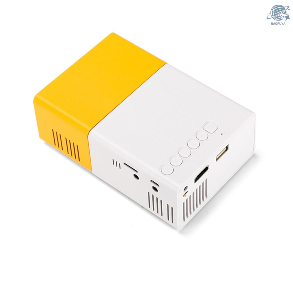 Máy Chiếu Led Mini 720p / 1080p Hỗ Trợ Hd / Av / Usb / 3.5mm Tiện Dụng