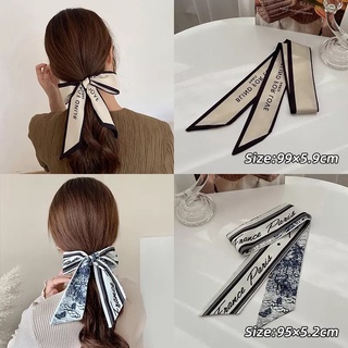 Khăn lụa turban buộc tóc thắt nơ túi mẫu mới AC014