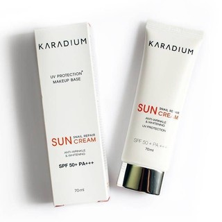 Kem Chống Nắng Karadium Snail Repair Sun Cream 70mL SPF 50+ PA+++