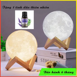 Máy xông tinh dầu và đèn ngủ hình mặt trăng siêu đẹp, Máy khuếch tán tinh dầu cao cấp - tặng kèm 1 tinh dầu ngẫu nhiên