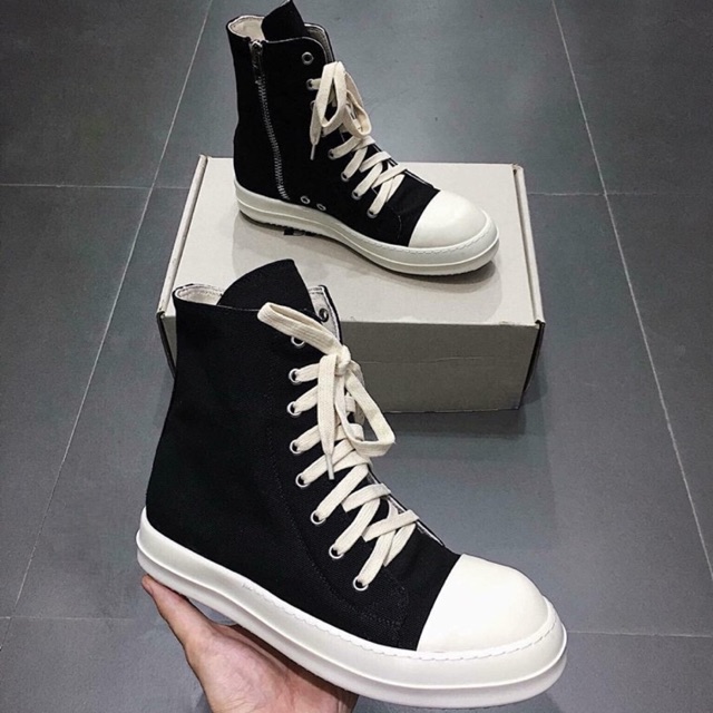 Giày vải rick owen