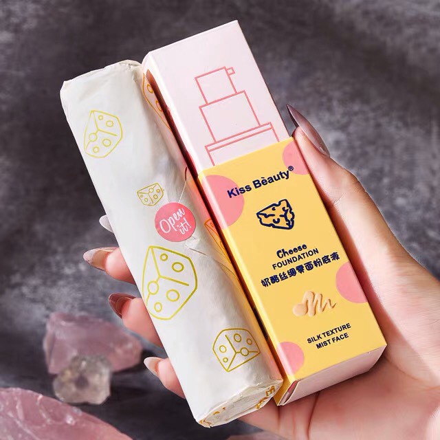 Kem nền phô mai KISS BEAUTY Cheese Foundation cho lớp nền hoàn hảo KISS13