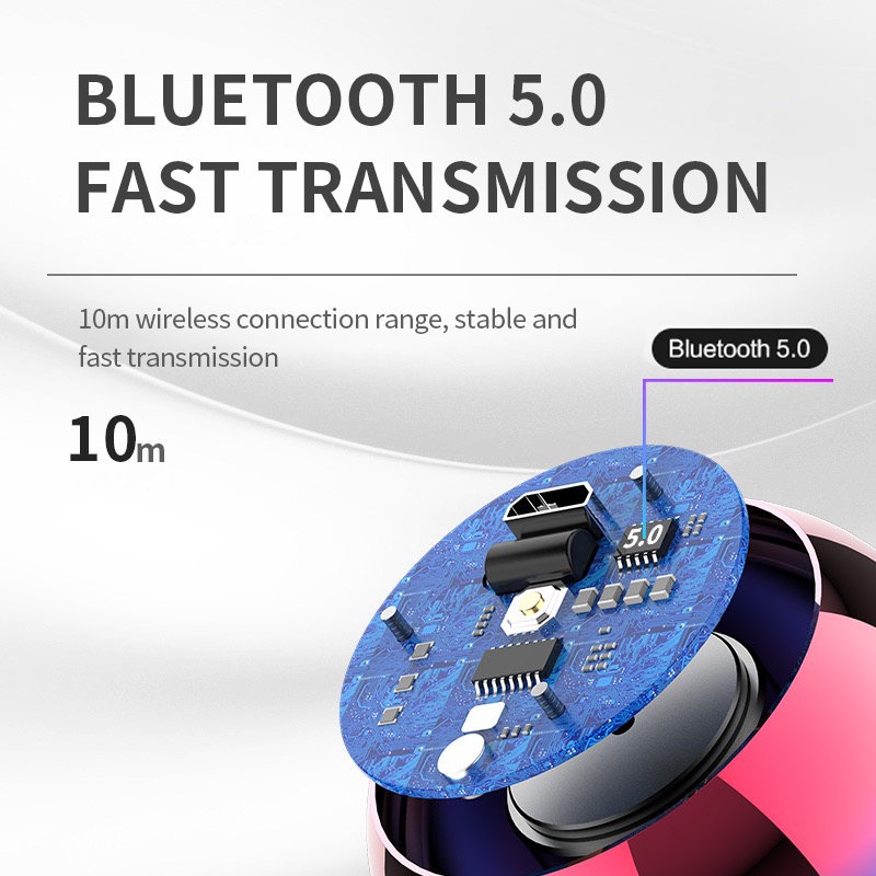 Loa Bluetooth Không Dây Mini Âm Thanh Siêu Trầm Cho Điện Thoại / Máy Tính Bảng