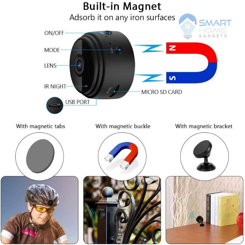 Camera Không Dây Giám Sát Full HD - Camera Hồng Ngoại Chống Trộm Quay Ban Đêm | BigBuy360 - bigbuy360.vn