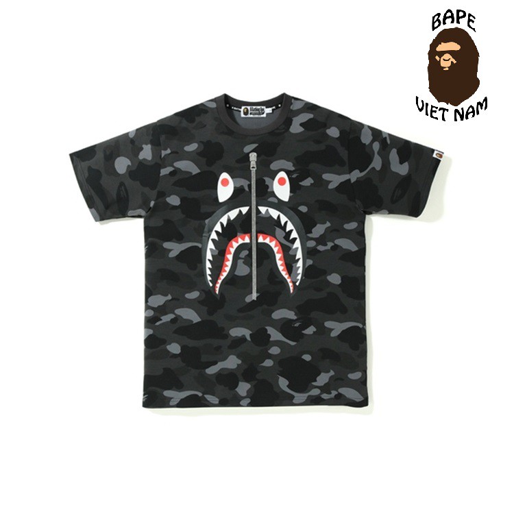 [FREESHIP] Tee Bape Shark, Áo thun Bape Cá mập, Áo phông Bape Cá ngáo 5 màu Camo Bape VN | BigBuy360 - bigbuy360.vn