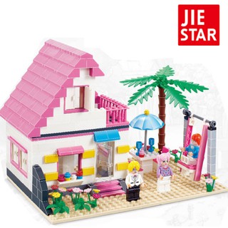 Đồ chơi lắp ghép trẻ em mô hình ngôi nhà gồm 383 chi tiết