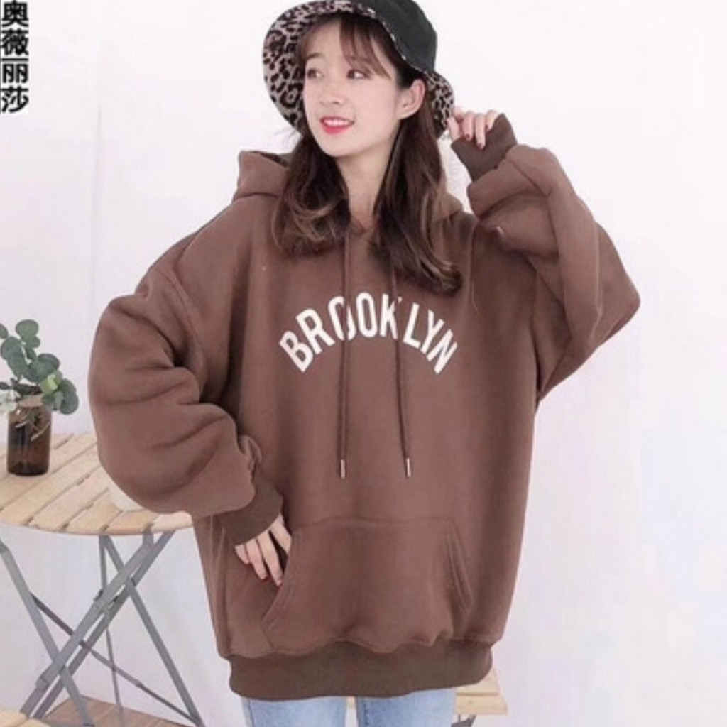 Áo Nỉ Trơn Tay Dài Form Rộng - Sweater Unisex Oversize Fit Chính Hãng 012