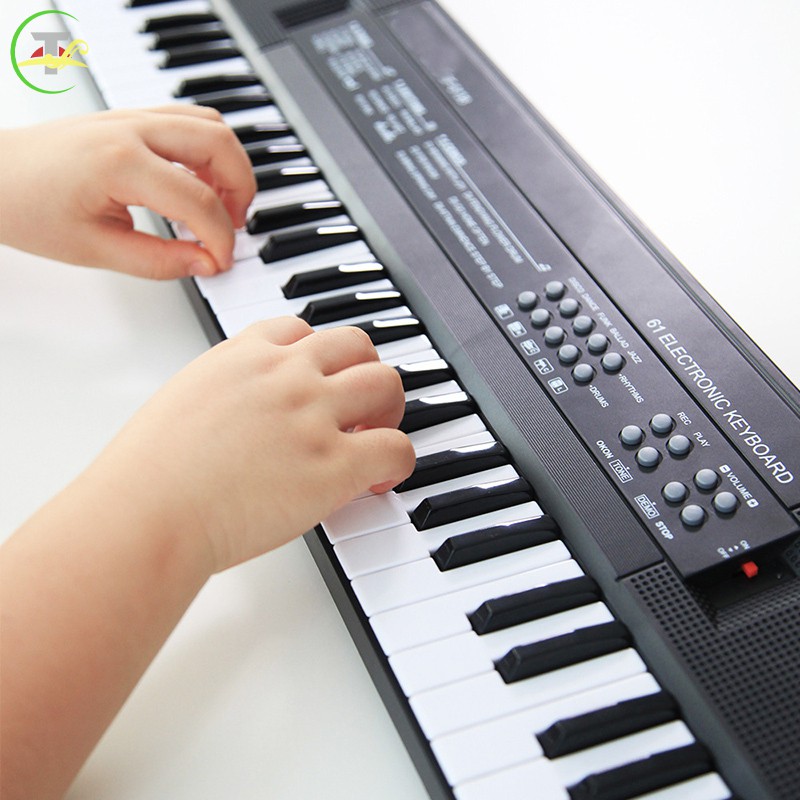 Đàn Piano Điện Tử 54 Phím Mini Tg Kèm Micro Mini Cho Người Mới Bắt Đầu