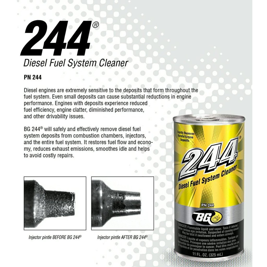 Dung dịch súc rủa kim phun buồng đốt Diesel BG PN 244