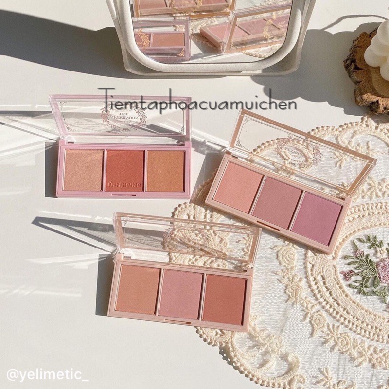 [New Color] Bảng Phấn Má 3 Màu I'M MEME AFTERNOON TEA BLUSHER PALETTE | BigBuy360 - bigbuy360.vn