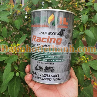 Nhớt Tổng Hợp Toàn Phần Rafoil Racing 20w40 SN, MA2 1000ml - hàng nhập khẩu dubai 2020