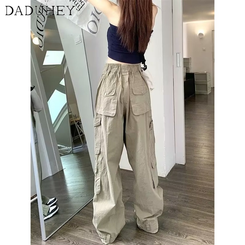 Quần Dài Dáng Suông Nhiều Túi Thời Trang Xuân Hè 2022 Cho Nam Và Nữ