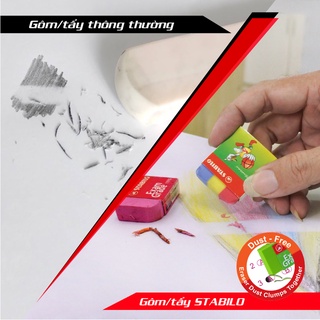 Gôm vuông STABILO Yippy-plas ER195 (nhiều màu)