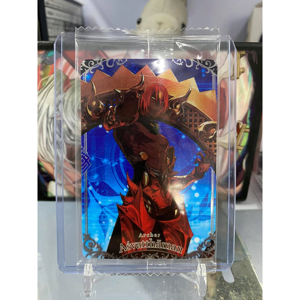 [ Dưa Hấu Yugioh ] Thẻ bài bánh xốp Fate Grand Order FGO Asvatthaman - Normal - Tặng bọc bài nhựa bảo quản