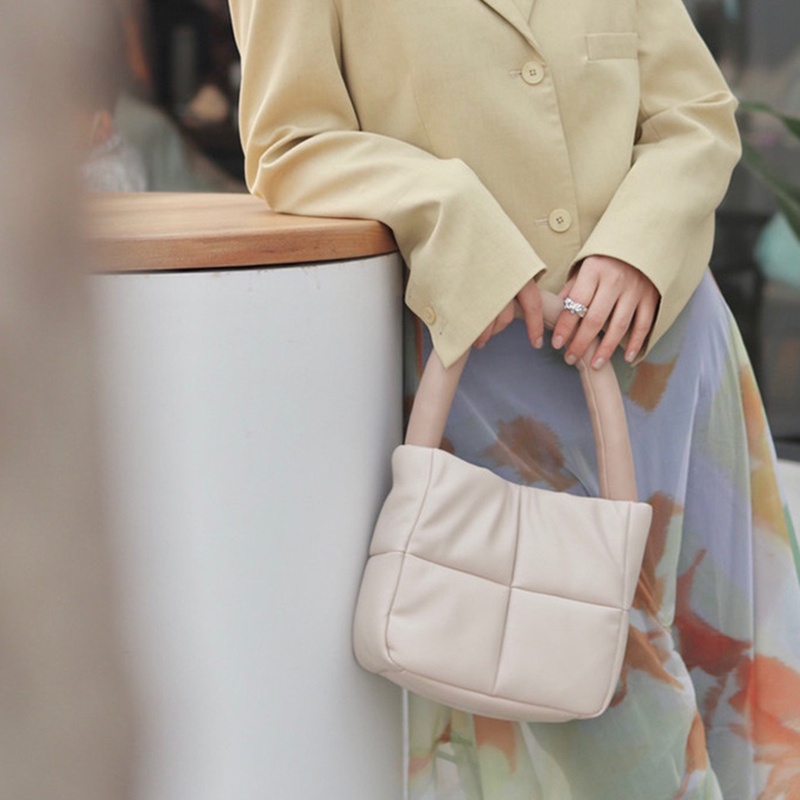 Túi xách IELGY da mềm dáng vuông đính kim cương giả thời trang cho nữ