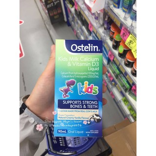 Ostelin Canxi và vitamin D3 cho bé 9 tháng trở lên 90ml