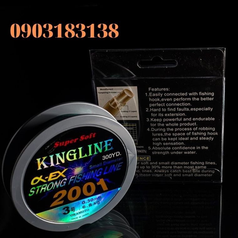 DÂY CƯỚC CÂU CÁ  KING LINE [CƯỚC TIA CHỚP][HÃNG OKAMOTO]