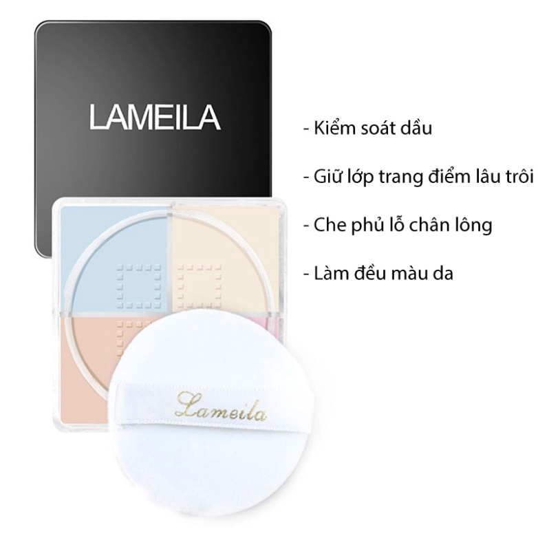 [Hồ Chí MInh] Bộ trang điểm Lameila 6 món tiện lợi set makeup chuyên nghiệp tặng kèm mút Eligal16 | BigBuy360 - bigbuy360.vn