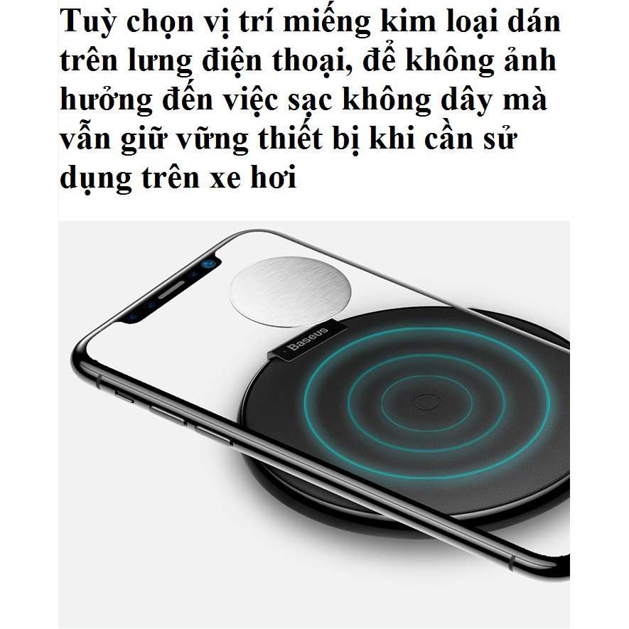 [Hít điện thoại dán taplo]Giá đỡ điện thoại trên ô tô Baseus Giá Đỡ Điện Thoại Baseus Gắn Xe Hơi Có Nam Châm