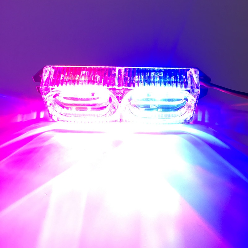 Đèn led cảnh sát LYMOYO 6 bóng 12v màu sắc rực rỡ cho xe hơi