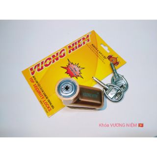 Khóa thắng đĩa chống trộm xe máy cao cấp VƯƠNG NIỆM chìa 8 cạnh bông tuyết chống đoản ( hàng chính hãng )