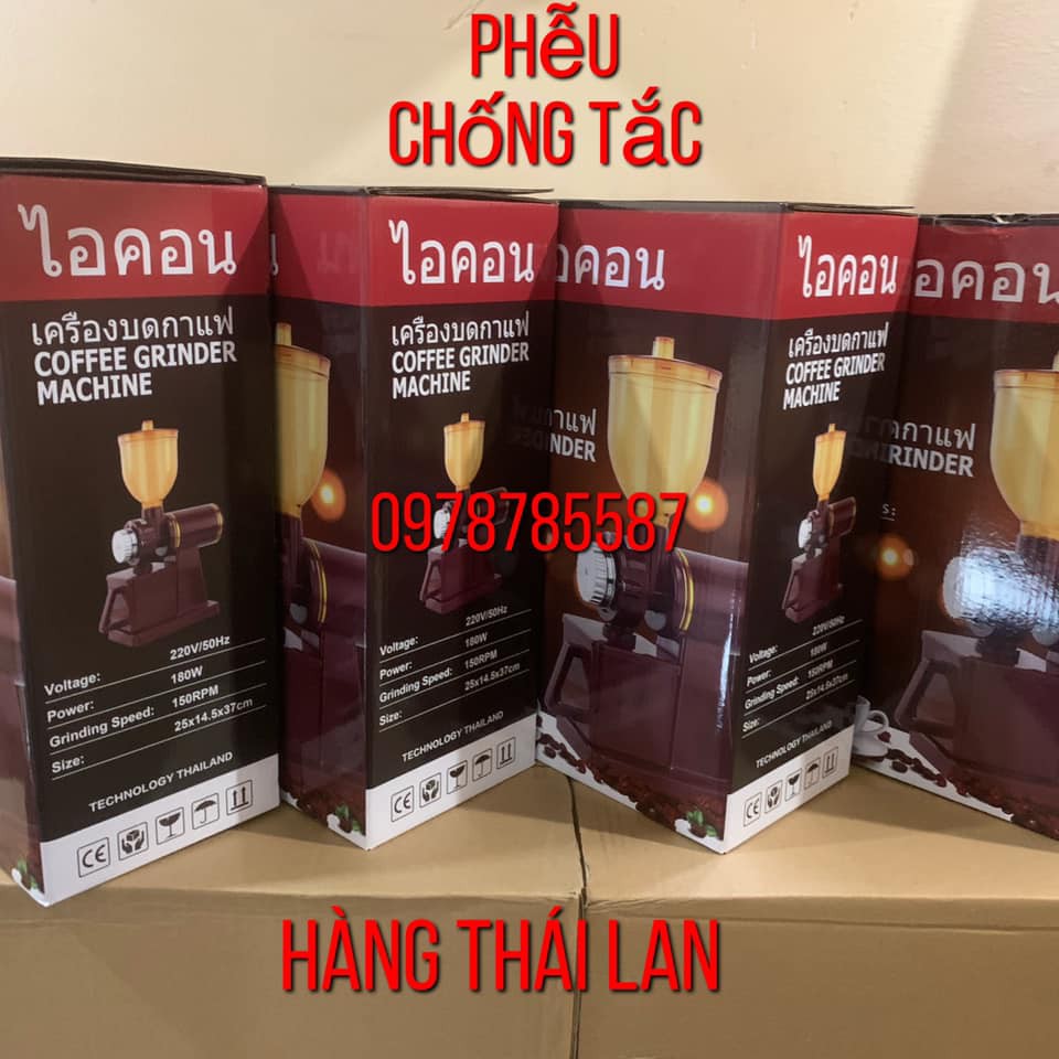 Máy xay cafe điều chỉnh độ mịn 600N hàng THAI LAN (màu trắng)
