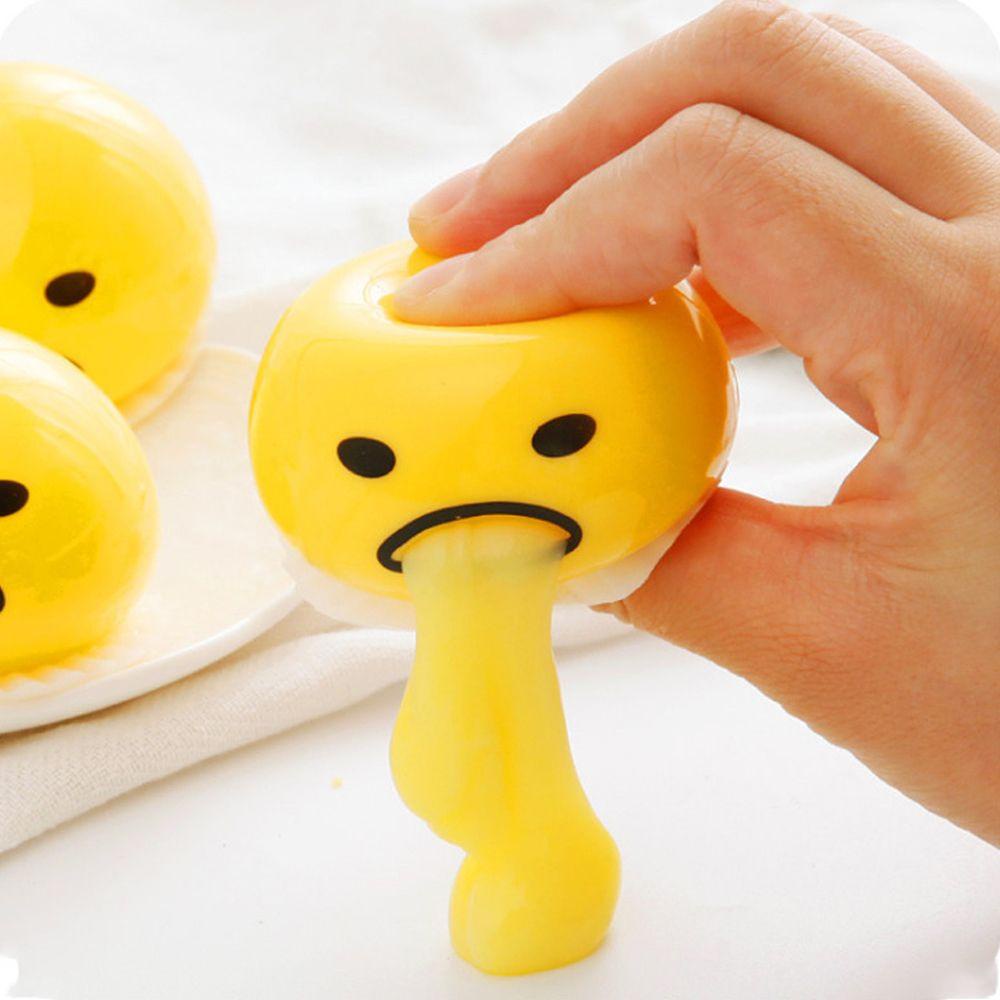 MMULCK Đồ Chơi Nắn Bóp Đàn Hồi Giảm Stress Hình Lòng Đỏ Trứng
