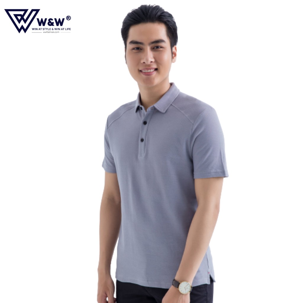 Áo Polo Nam Ngắn Tay Dáng Regular Fit W&amp;W WPO25, Áo Thun Nam Cổ Bẻ, Khử Mùi, Thấm Hút Mồ Hôi, Co Giãn, Bền Màu