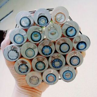 Kính Áp Tròng màu Xanh dương