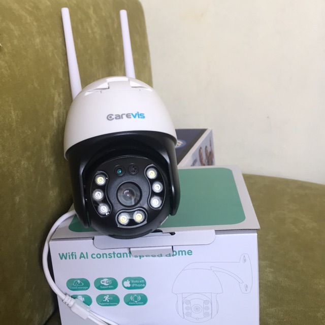 Camera IP Wifi PTZ Care cam full HD 360 ngoài trời trong nhà