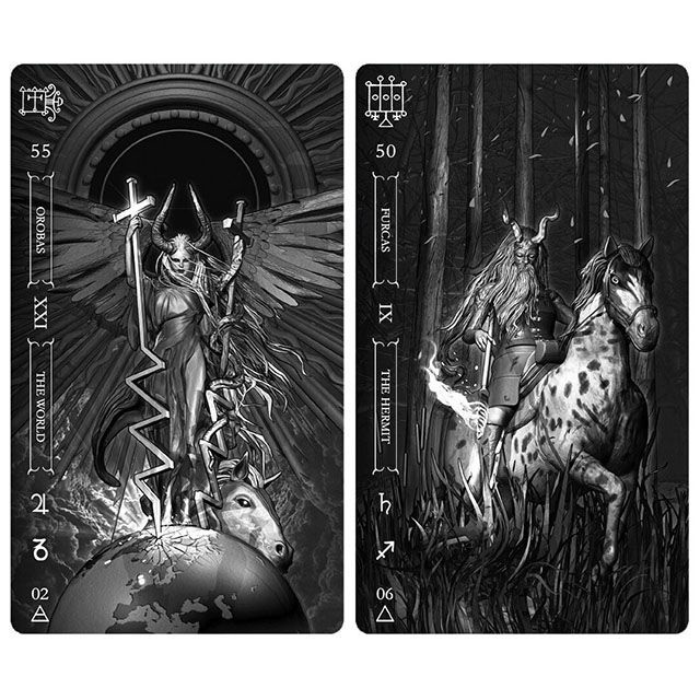 Bộ bài Goetia Tarot in Darkness A5 Nifoki