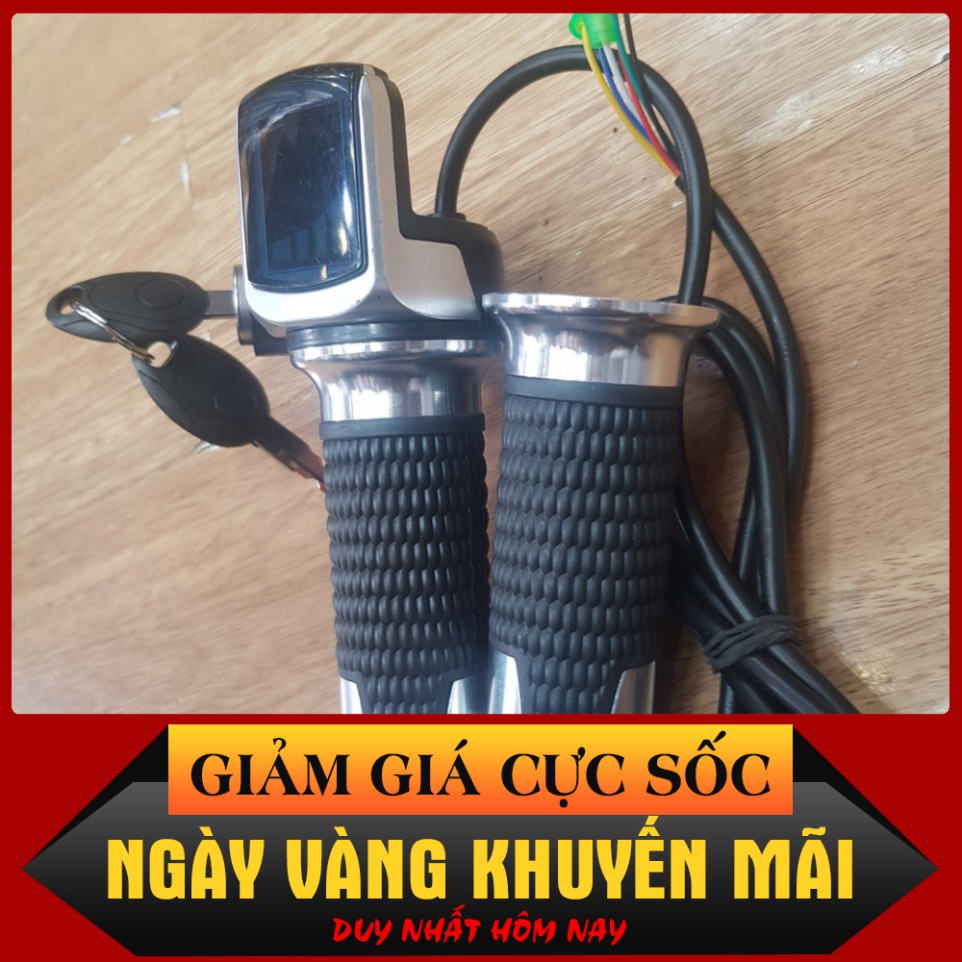 [HÀNG TỐT] Tay Ga Xe Đạp Điện Có Ổ khóa Báo Bình MS 001 STORE ĐẠI KA