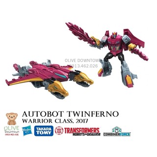 TWINFERNO 💎 Robot cao 14cm dòng Combiner Force - TRANSFORMER VNXK JAPAN 2017