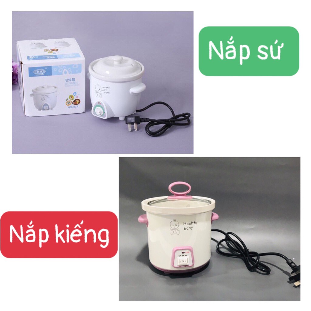 Nồi tiềm yến - Nồi chưng nấu tiềm đa năng 700ml bằng sứ, nắp kiếng cao cấp