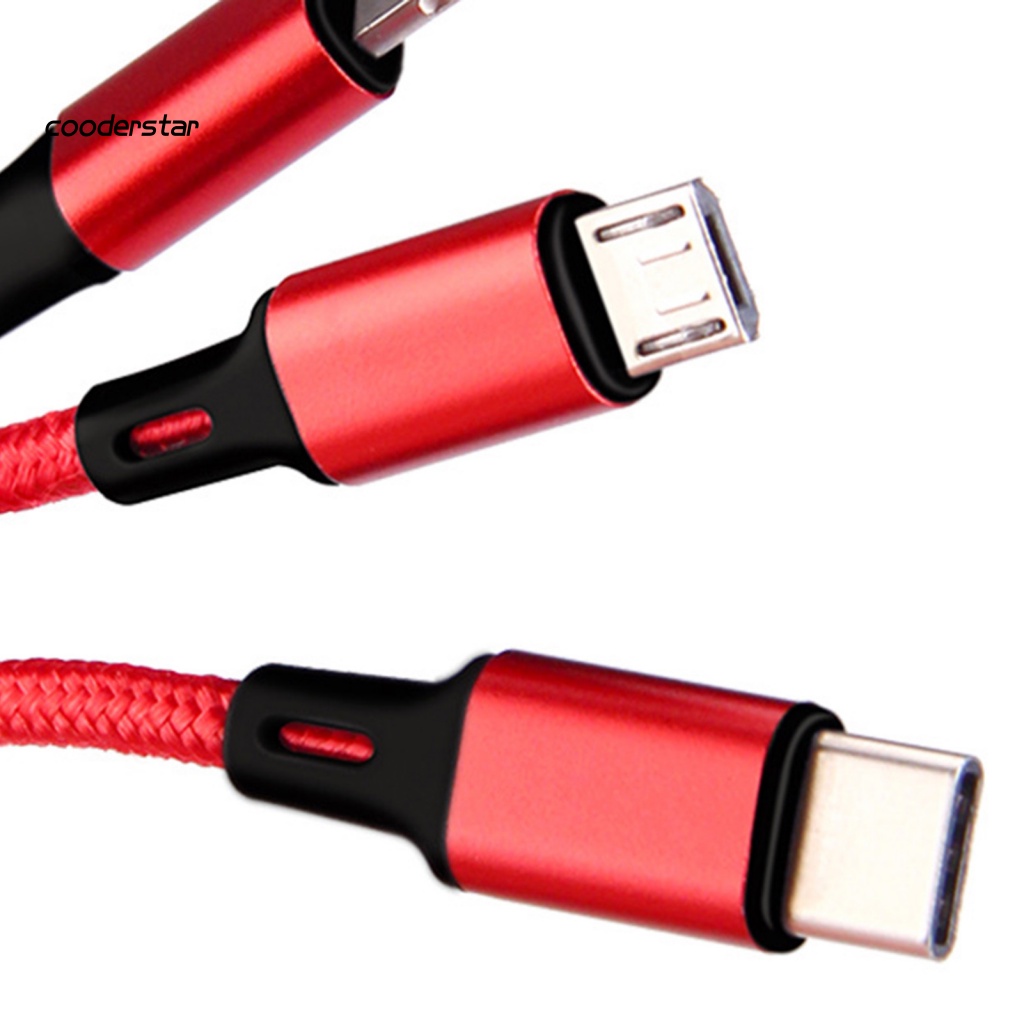 Dây Cáp Sạc Dữ Liệu Micro USB Loại C 2A 8Pin Đa Năng Cho Điện Thoại Di Động