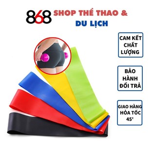 Dây Mini Band Cao Su Kháng Lực Tập Squat ❤️️ Đồ Dùng Thể Thao Tại Nhà Đa Năng ❤️️ Vòng Cao Su Đàn Hồi Kháng Lực 868
