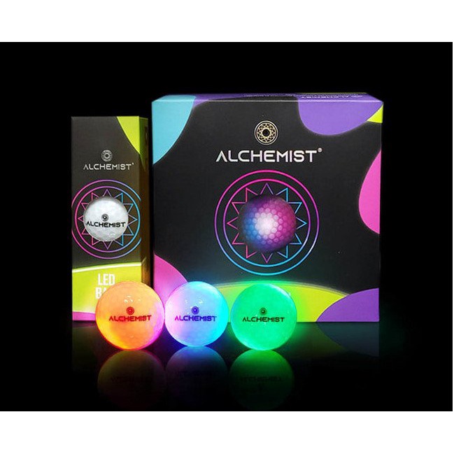 Set 3 quả Bóng Golf sáng Alchemist mix 3/5 màu Hàn Quốc chính hãng