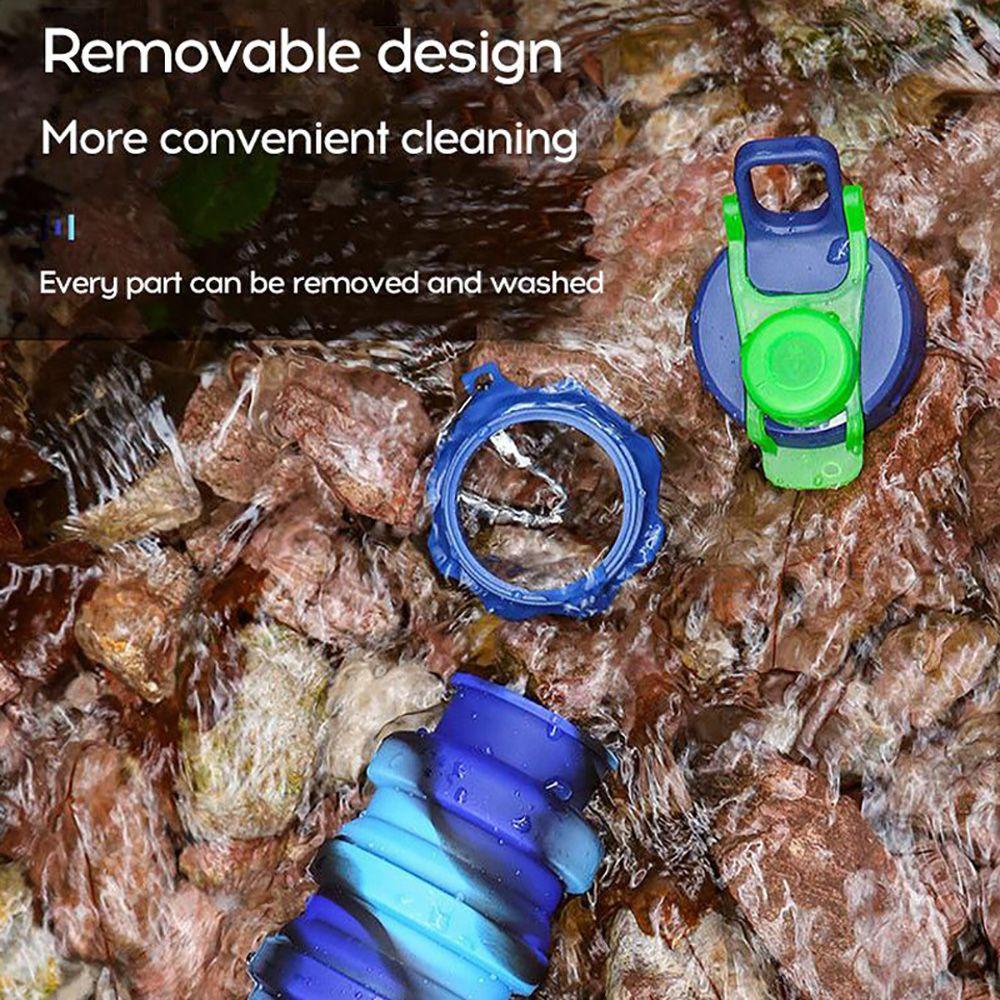 Cốc Nước Silicone Cấp Thực Phẩm Có Nắp Đậy Kiểu Dáng Thể Thao Nhiều Màu Sắc