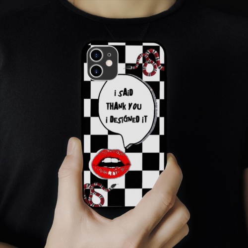 Ốp lưng iphone hình two snakes and lip collage art aesthetic chống sốc  cho các dòng SAMSUNG PAP20210856